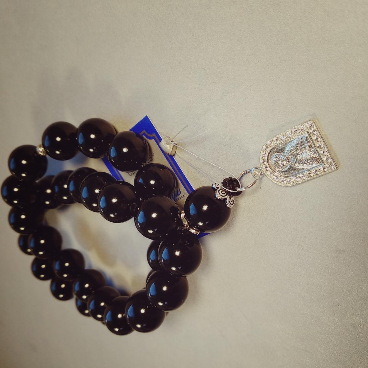 Чотки Mala Moon із бразильского агату 12мм і підвіскою Святого Миколая (R-75)
Чотки Mala Moon із бразильского агату 12мм і підвіскою Святого Миколая (R-75)