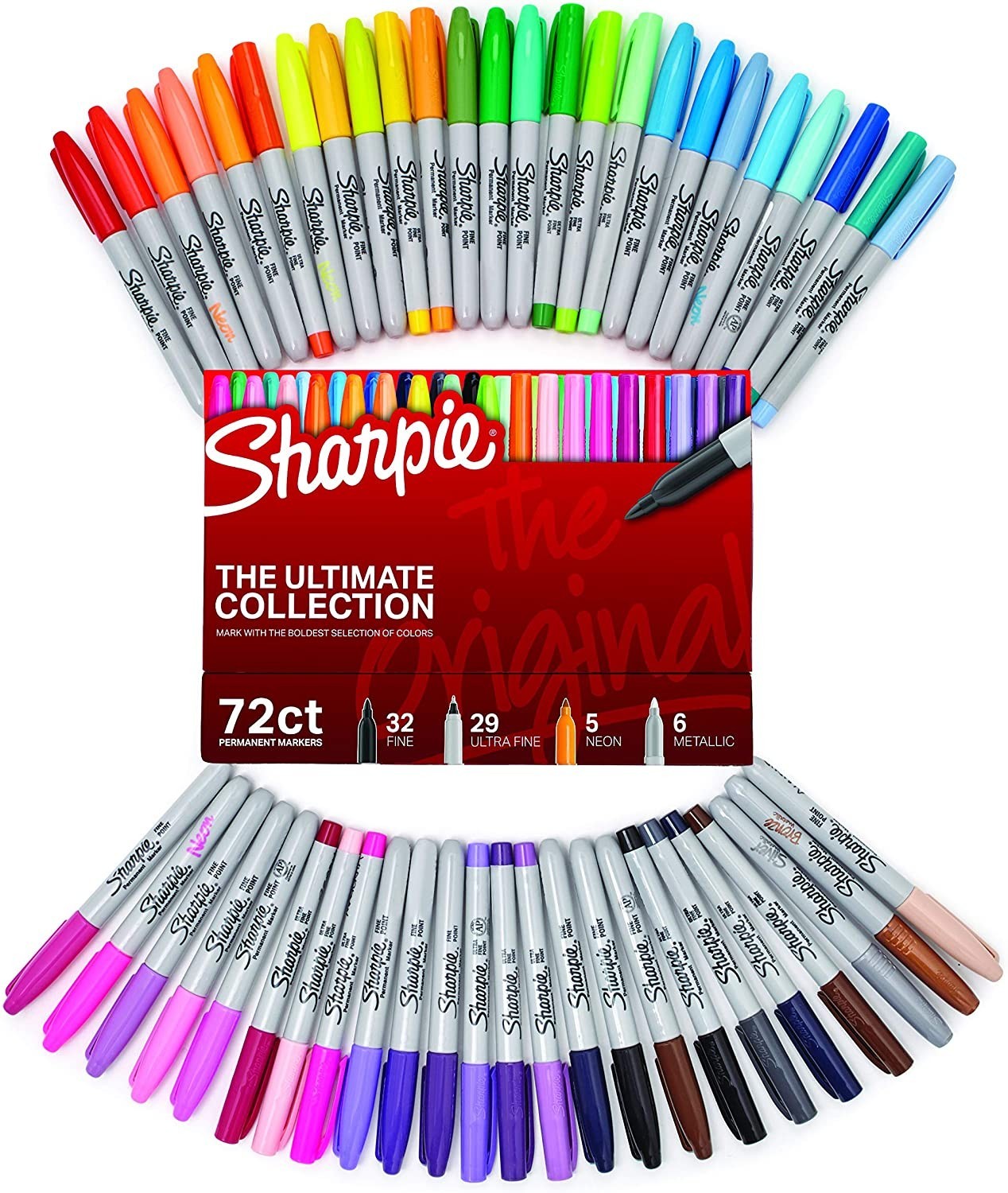 Маркеры перманентные Sharpie Permanent Markers, Fine and Ultra Fine Points 72 шт. (1983254)
Маркеры перманентные Sharpie Permanent Markers, Fine and Ultra Fine Points 72 шт. (1983254)