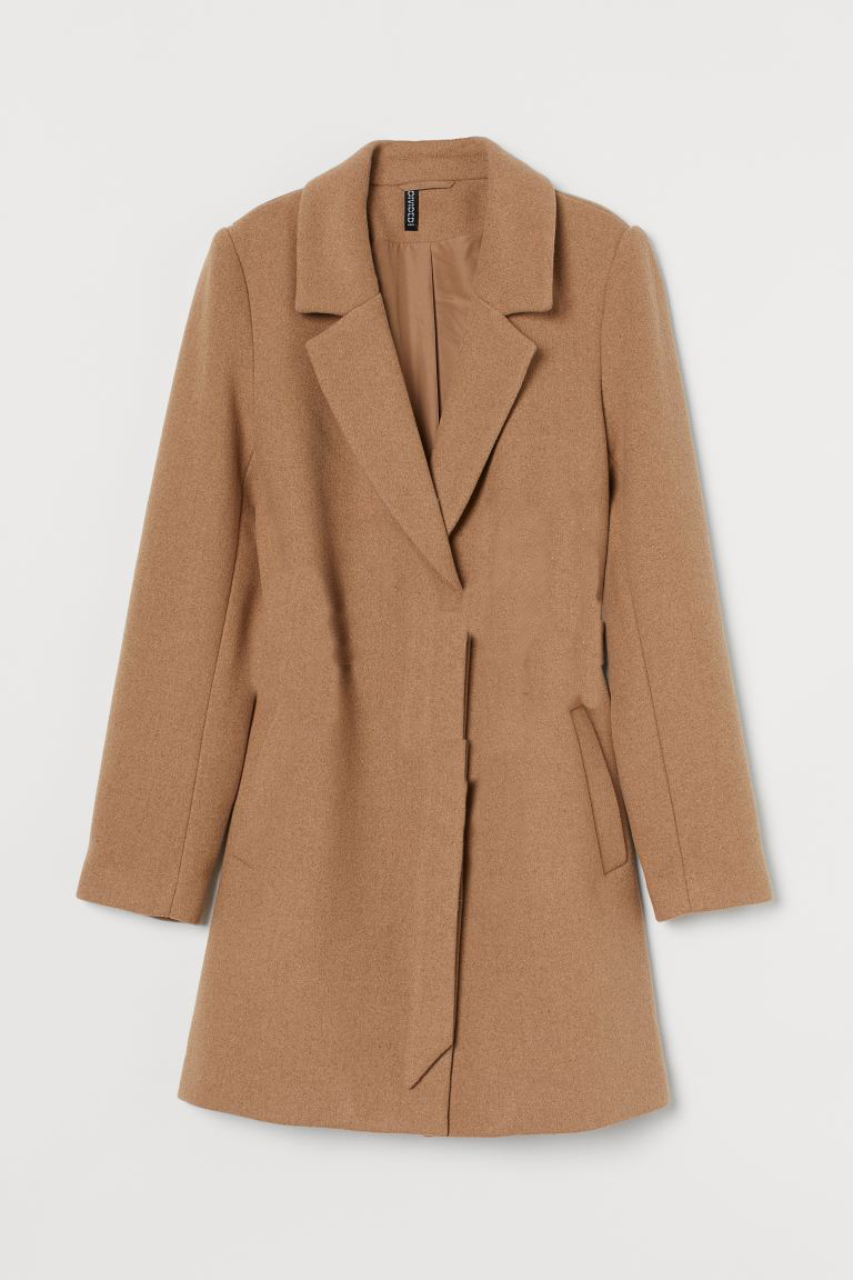 Пальто из смесовой шерсти H&M Темно-бежевый, Пальто из смесовой шерсти H&M L Темно-бежевый
Пальто из смесовой шерсти H&M Темно-бежевый, Пальто из смесовой шерсти H&M L Темно-бежевый