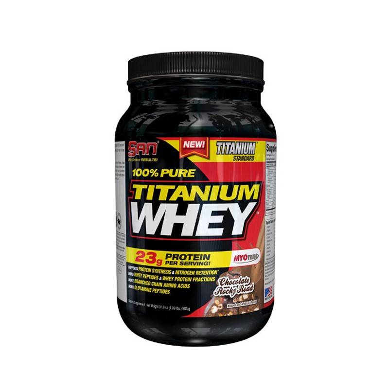 Изолят сывороточного протеина San "100% Pure Titanium Whey Protein" Шоколад (907г)
Изолят сывороточного протеина San "100% Pure Titanium Whey Protein" Шоколад (907г)