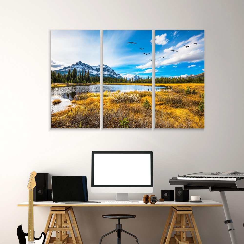 Картина на холсте Модульные Модульная картина Valleys In The Canadian Rockies 3 картины 40х80 см.
Картина на холсте Модульные Модульная картина Valleys In The Canadian Rockies 3 картины 40х80 см.