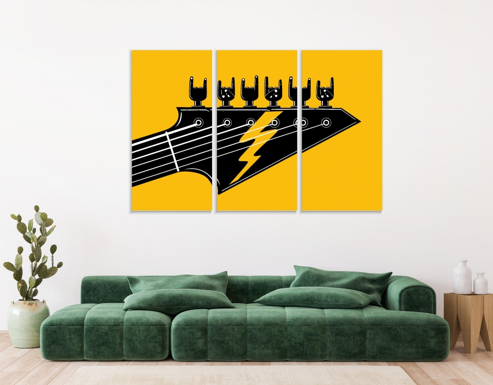 Картина на холсте Модульные Модульная картина Guitar Lightning 3 картины 70х140 см.
Картина на холсте Модульные Модульная картина Guitar Lightning 3 картины 70х140 см.