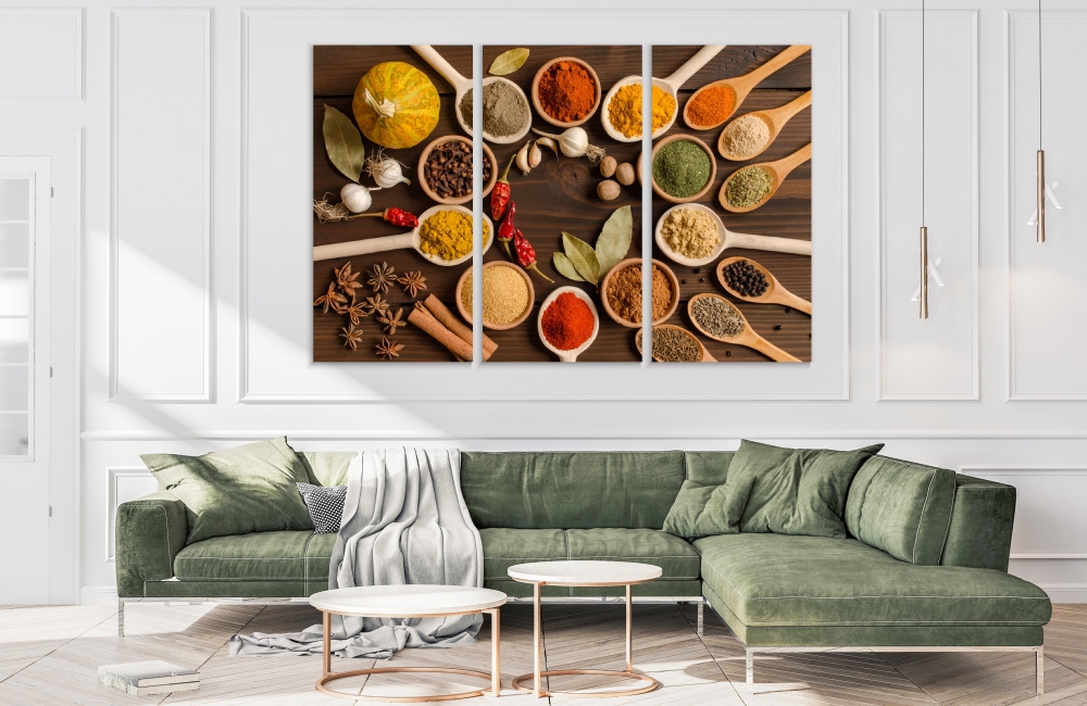 Картина на холсте Модульные Модульная картина Set Indian Spices 3 картины 45х90 см.
Картина на холсте Модульные Модульная картина Set Indian Spices 3 картины 45х90 см.