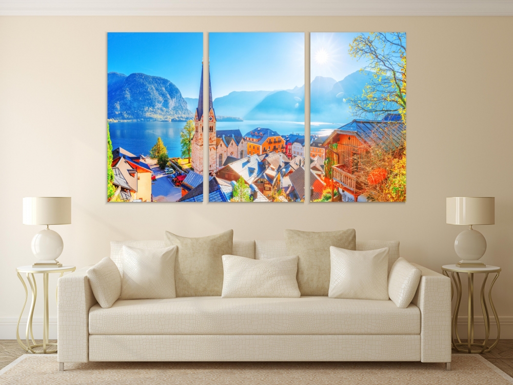 Картина на холсте Модульные Модульная картина Austria Hallstatt Historical Village 3 картины 30х60 см.
Картина на холсте Модульные Модульная картина Austria Hallstatt Historical Village 3 картины 30х60 см.