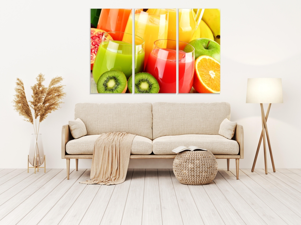 Картина на холсте Модульные Модульная картина Juice And Fruit 3 картины 30х60 см.
Картина на холсте Модульные Модульная картина Juice And Fruit 3 картины 30х60 см.