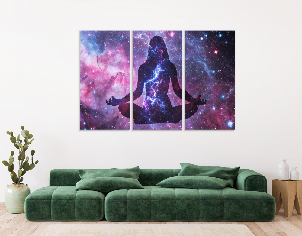 Картина на холсте Модульные Модульная картина Meditation In The Universe 3 картины 30х60 см.
Картина на холсте Модульные Модульная картина Meditation In The Universe 3 картины 30х60 см.