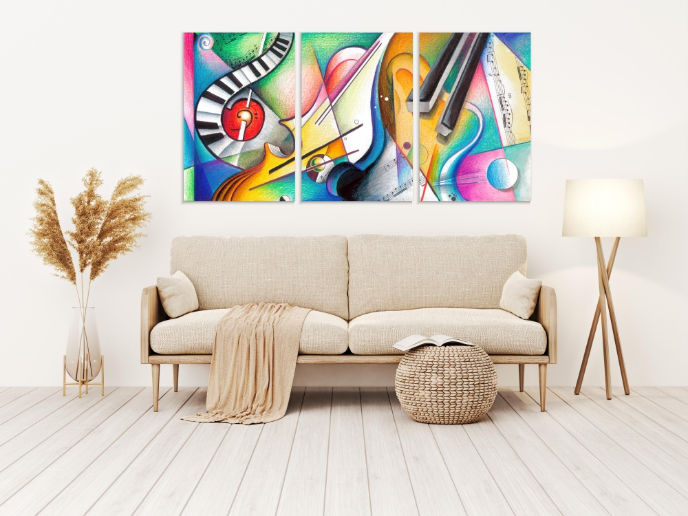 Картина на холсте Модульные Модульная картина Colorful Abstraction Of Music 3 картины 40х80 см.
Картина на холсте Модульные Модульная картина Colorful Abstraction Of Music 3 картины 40х80 см.