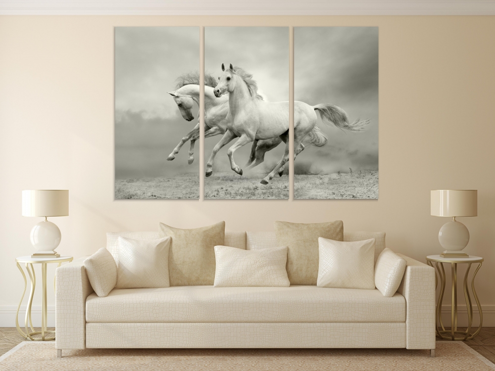 Картина на холсте Модульные Модульная картина Pair Of Horses 3 картины 30х60 см.
Картина на холсте Модульные Модульная картина Pair Of Horses 3 картины 30х60 см.