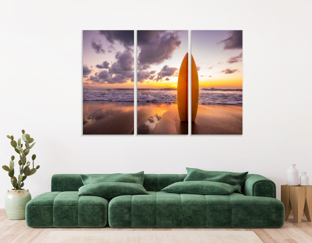 Картина на холсте Модульные Модульная картина Surfboard On The Beach 3 картины 25х50 см.
Картина на холсте Модульные Модульная картина Surfboard On The Beach 3 картины 25х50 см.