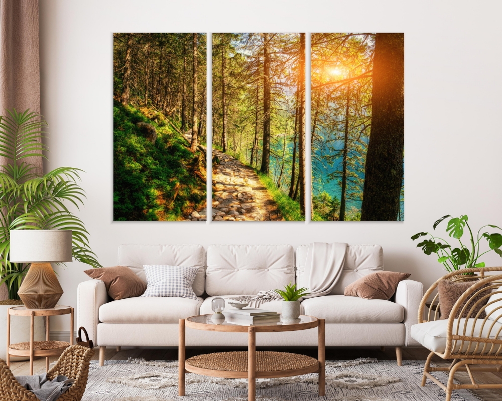 Картина на холсте Модульные Модульная картина Sunset Breaks Between The Trees 3 картины 60х120 см.
Картина на холсте Модульные Модульная картина Sunset Breaks Between The Trees 3 картины 60х120 см.