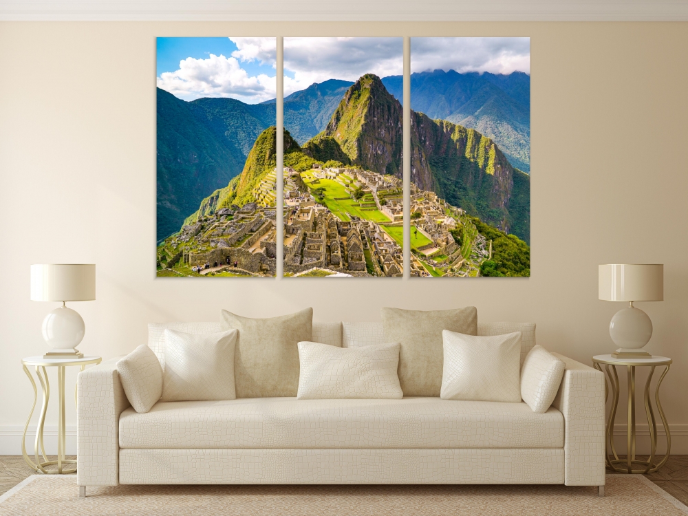 Картина на холсте Модульные Модульная картина Famous Machu Picchu 3 картины 70х140 см.
Картина на холсте Модульные Модульная картина Famous Machu Picchu 3 картины 70х140 см.