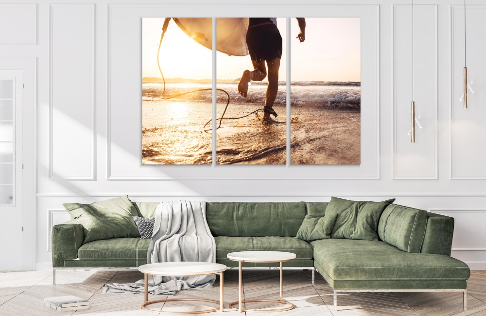 Картина на холсте Модульные Модульная картина Surfer Man Running In The Ocean 3 картины 25х50 см.
Картина на холсте Модульные Модульная картина Surfer Man Running In The Ocean 3 картины 25х50 см.
