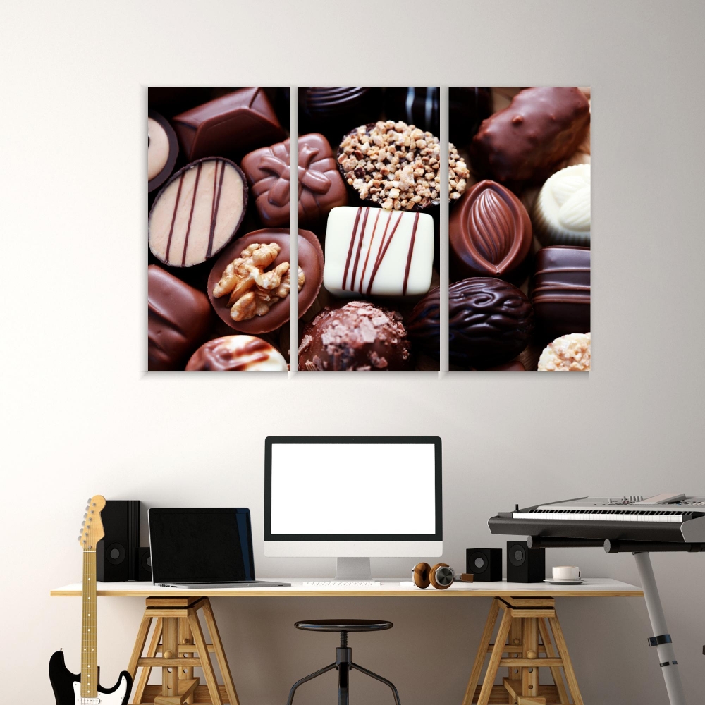 Картина на холсте Модульные Модульная картина Various Chocolates 3 картины 70х140 см.
Картина на холсте Модульные Модульная картина Various Chocolates 3 картины 70х140 см.
