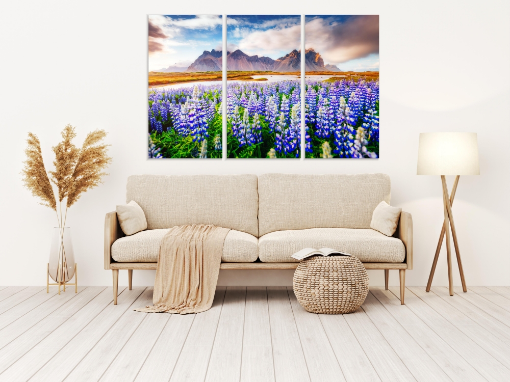 Картина на холсте Модульные Модульная картина Great View Of Lupine Flowers 3 картины 70х140 см.
Картина на холсте Модульные Модульная картина Great View Of Lupine Flowers 3 картины 70х140 см.