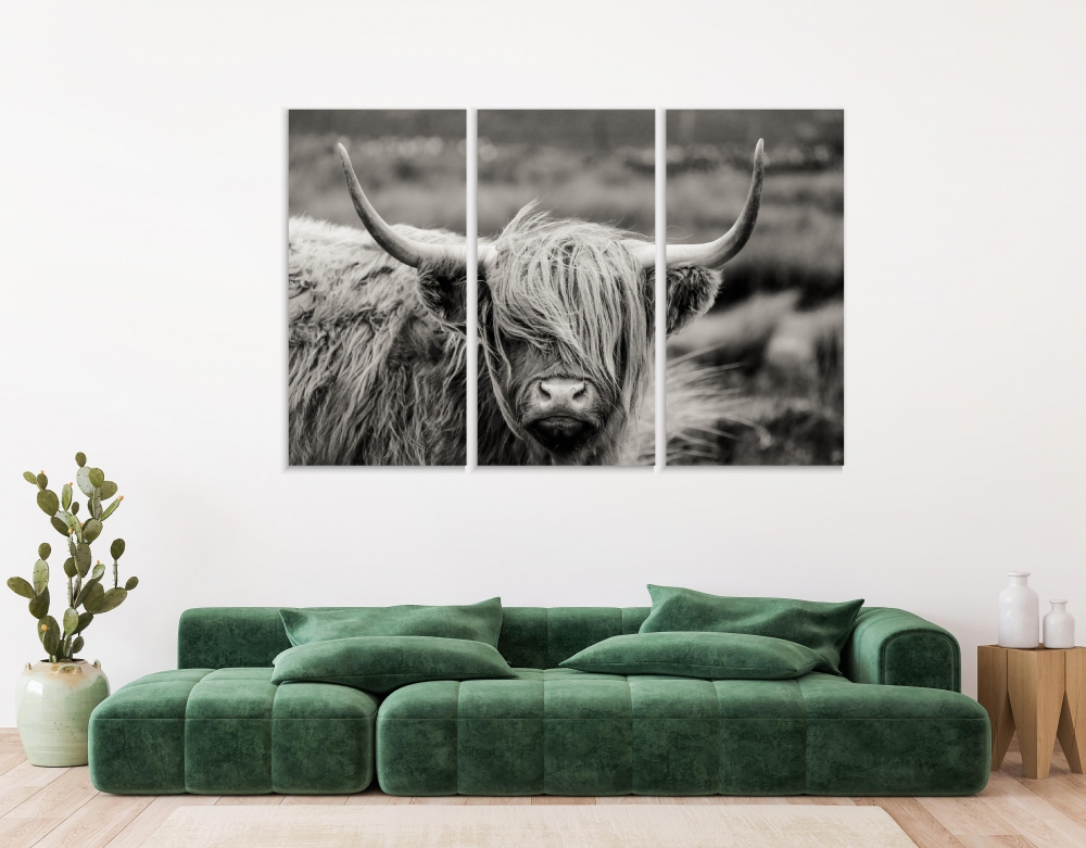 Картина на холсте Модульные Модульная картина Scottish Highland Cow 3 картины 30х60 см.
Картина на холсте Модульные Модульная картина Scottish Highland Cow 3 картины 30х60 см.