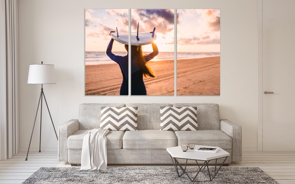 Картина на холсте Модульные Модульная картина Surfer Girl With Long Hair 3 картины 70х140 см.
Картина на холсте Модульные Модульная картина Surfer Girl With Long Hair 3 картины 70х140 см.