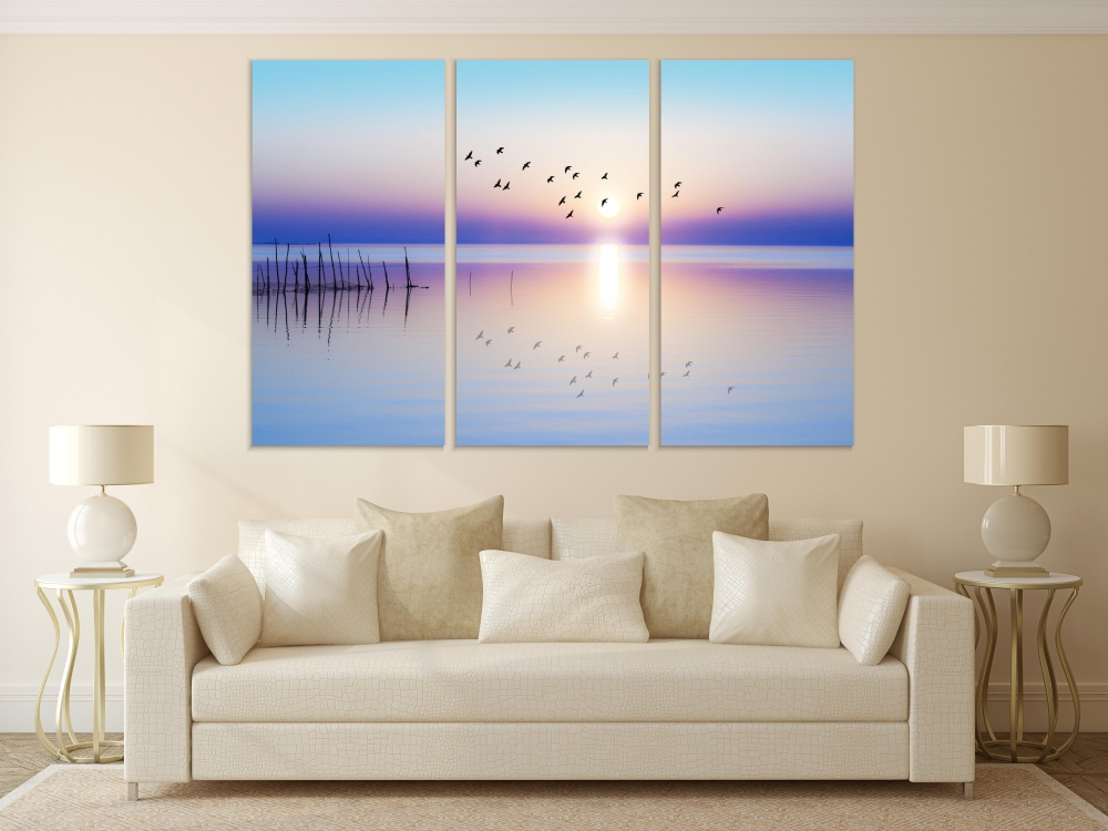 Картина на холсте Модульные Модульная картина Sunrise Over The Lake 3 картины 40х80 см.
Картина на холсте Модульные Модульная картина Sunrise Over The Lake 3 картины 40х80 см.