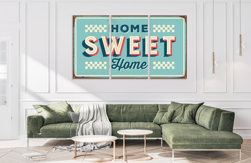 Картина на холсте Модульные Модульная картина Home Sweet Home 3 картины 45х90 см.
Картина на холсте Модульные Модульная картина Home Sweet Home 3 картины 45х90 см.