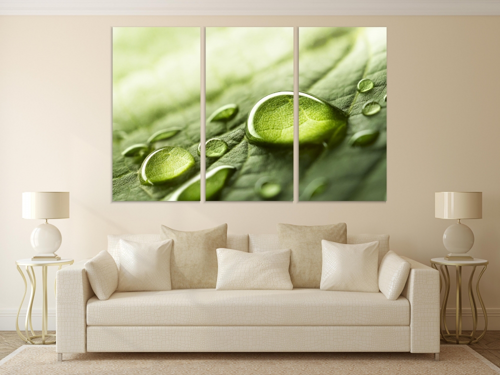Картина на холсте Модульные Модульная картина Raindrops On A Leaf 3 картины 30х60 см.
Картина на холсте Модульные Модульная картина Raindrops On A Leaf 3 картины 30х60 см.