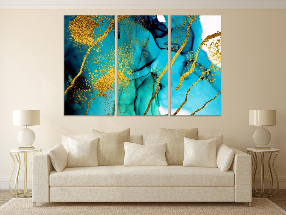 Картина на холсте Модульные Модульная картина Exotic Golden Swirl 3 картины 70х140 см.
Картина на холсте Модульные Модульная картина Exotic Golden Swirl 3 картины 70х140 см.