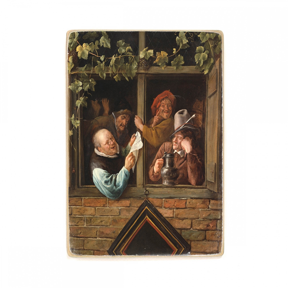 Деревянный постер Искусство Jan Steen, Dutch (active Leiden, Haarlem, and The Hague) - Rhetoricians at a Window А2
Деревянный постер Искусство Jan Steen, Dutch (active Leiden, Haarlem, and The Hague) - Rhetoricians at a Window А2