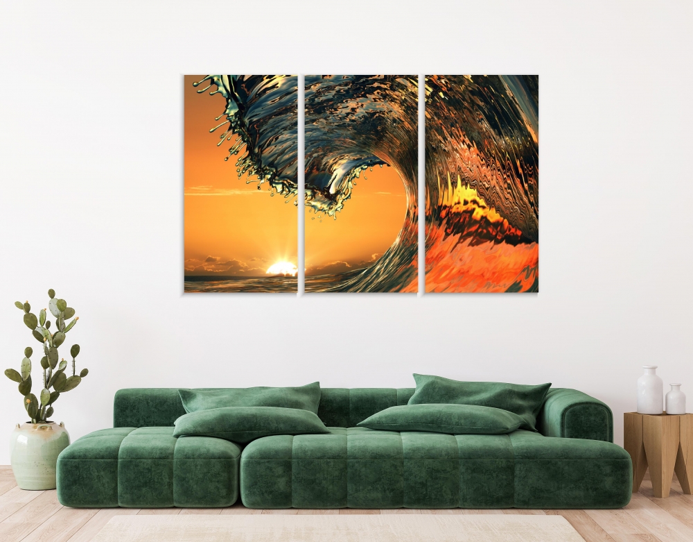 Картина на холсте Модульные Модульная картина Beautiful Ocean Wave 3 картины 70х140 см.
Картина на холсте Модульные Модульная картина Beautiful Ocean Wave 3 картины 70х140 см.