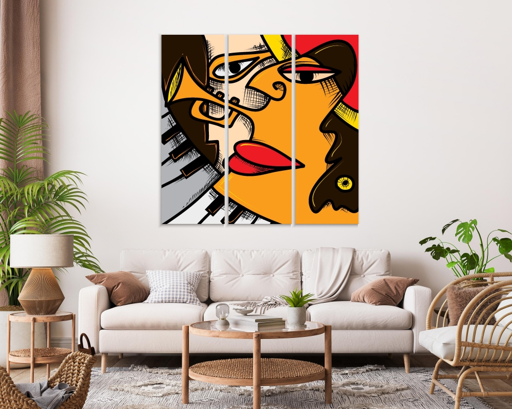 Картина на холсте Модульные Модульная картина Abstract Jazz Art 3 картины 60х120 см.
Картина на холсте Модульные Модульная картина Abstract Jazz Art 3 картины 60х120 см.
