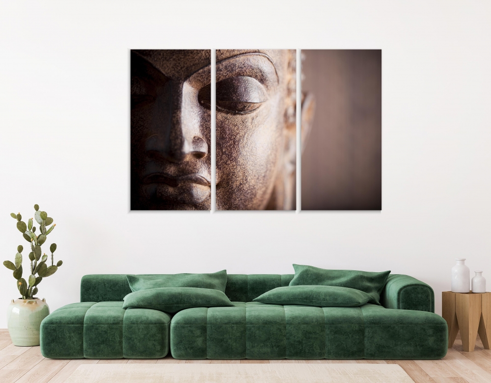 Картина на холсте Модульные Модульная картина Head Of Buddha 3 картины 60х120 см.
Картина на холсте Модульные Модульная картина Head Of Buddha 3 картины 60х120 см.