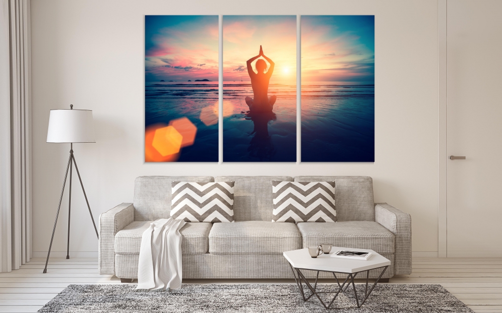 Картина на холсте Модульные Модульная картина Yoga At Sunset 3 картины 40х80 см.
Картина на холсте Модульные Модульная картина Yoga At Sunset 3 картины 40х80 см.
