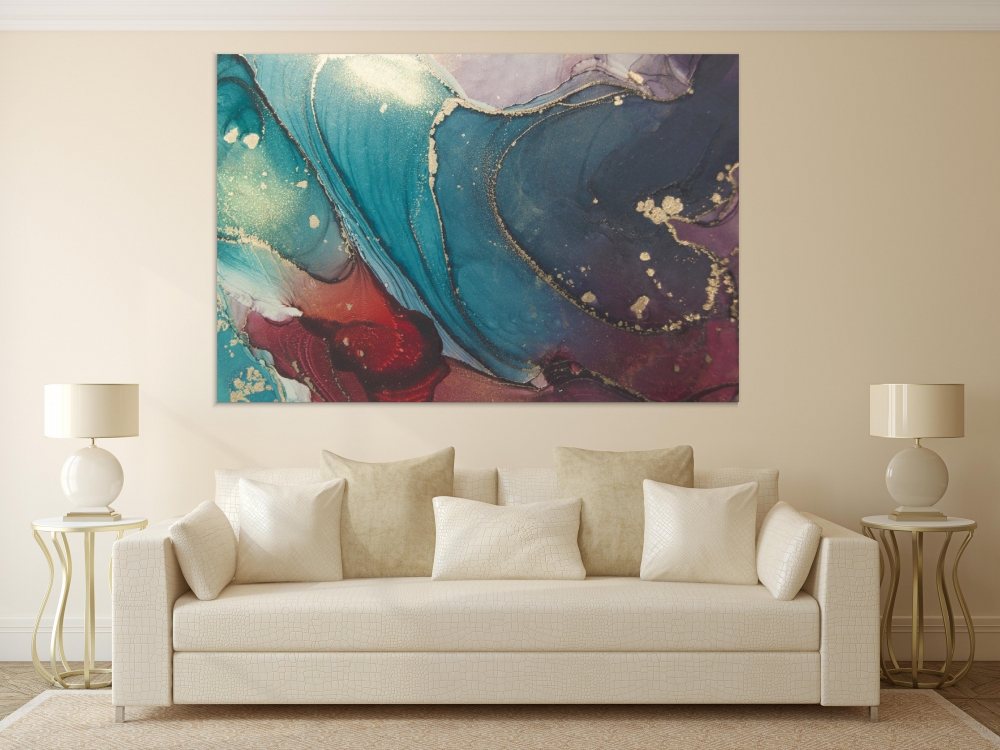 Картина на холсте Абстракция Mixture Of Dark Blue And Purple Colors 110х150 см. 
Картина на холсте Абстракция Mixture Of Dark Blue And Purple Colors 110х150 см.