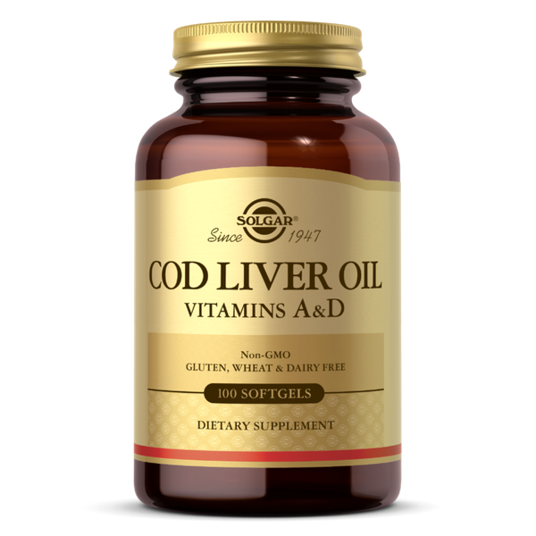 Витамин А и D из печени трески Vitamin А and D Cod Liver Oil Solgar 100 капсул (SOL050)
Витамин А и D из печени трески Vitamin А and D Cod Liver Oil Solgar 100 капсул (SOL050)