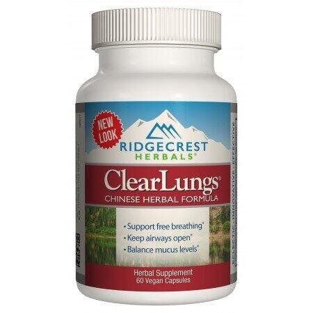 Комплекс для поддержки легких Clear Lungs Chinese Herbal Formula RidgeCrest Herbals 60 капсул (RCH003)
Комплекс для поддержки легких Clear Lungs Chinese Herbal Formula RidgeCrest Herbals 60 капсул (RCH003)