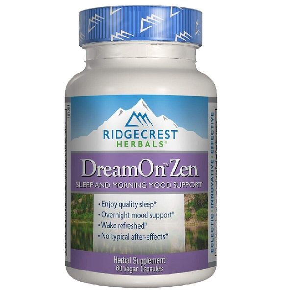 Природные добавки RidgeCrest Herbals Природный Комплекс для Здорового Сна DreamOn Zen 60 вегетарианских капсул
Природные добавки RidgeCrest Herbals Природный Комплекс для Здорового Сна DreamOn Zen 60 вегетарианских капсул