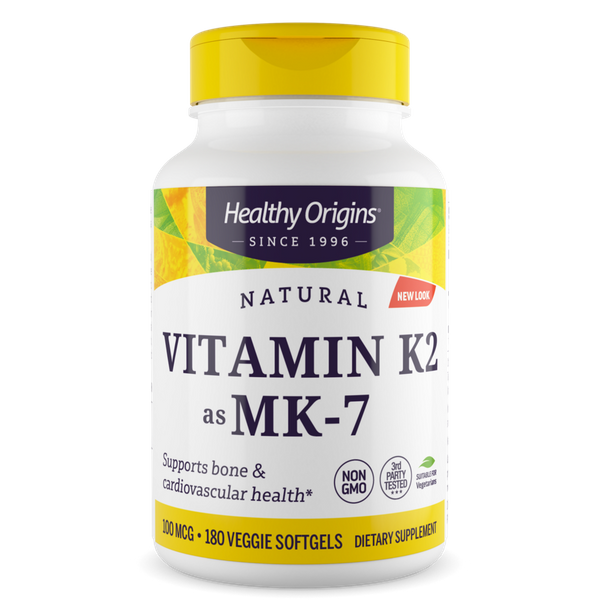 Витамин K2 в форме MK7 Vitamin K2 as MK-7 Healthy Origins 100 мкг 180 капсул (HO070)
Витамин K2 в форме MK7 Vitamin K2 as MK-7 Healthy Origins 100 мкг 180 капсул (HO070)