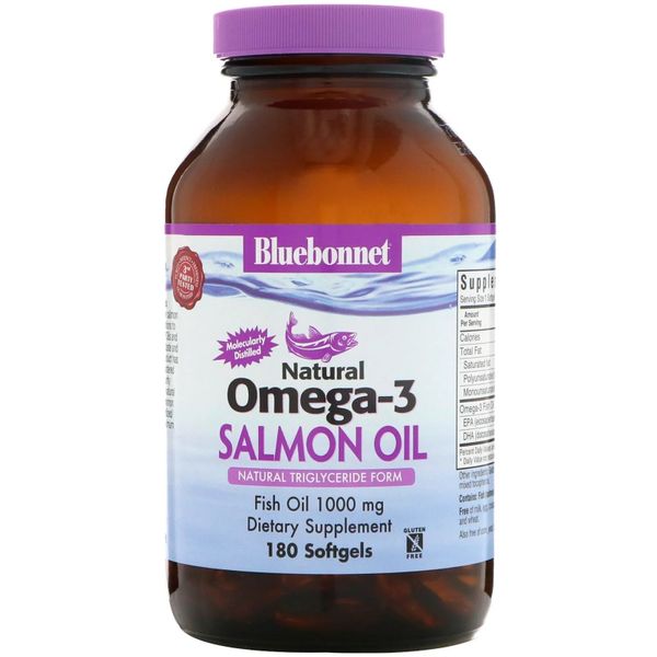 Натуральная Омега-3 из лососевого жира Omega-3 Salmon Oil Bluebonnet Nutrition 180 капсул (BB094)
Натуральная Омега-3 из лососевого жира Omega-3 Salmon Oil Bluebonnet Nutrition 180 капсул (BB094)