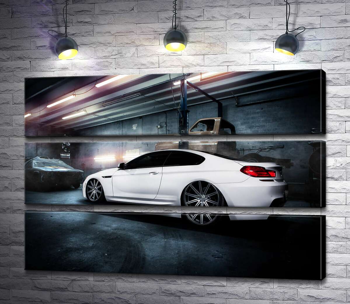 Модульная картина ArtPoster Белый блеск автомобиля BMW M6 Gran Coupé 130x87 см Модуль №13
Модульная картина ArtPoster Белый блеск автомобиля BMW M6 Gran Coupé 130x87 см Модуль №13