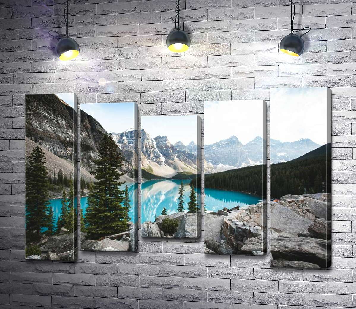 Модульная картина ArtPoster Вид на озеро Морейн (Moraine Lake) со скалистой вершины 100x69 см Модуль №28
Модульная картина ArtPoster Вид на озеро Морейн (Moraine Lake) со скалистой вершины 100x69 см Модуль №28