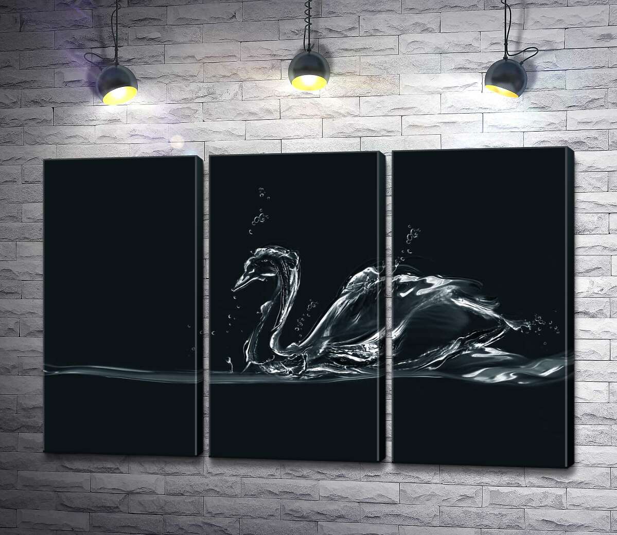 Модульная картина ArtPoster Волны прозрачной воды в силуэте лебедя 60x39 см Модуль №11
Модульная картина ArtPoster Волны прозрачной воды в силуэте лебедя 60x39 см Модуль №11
