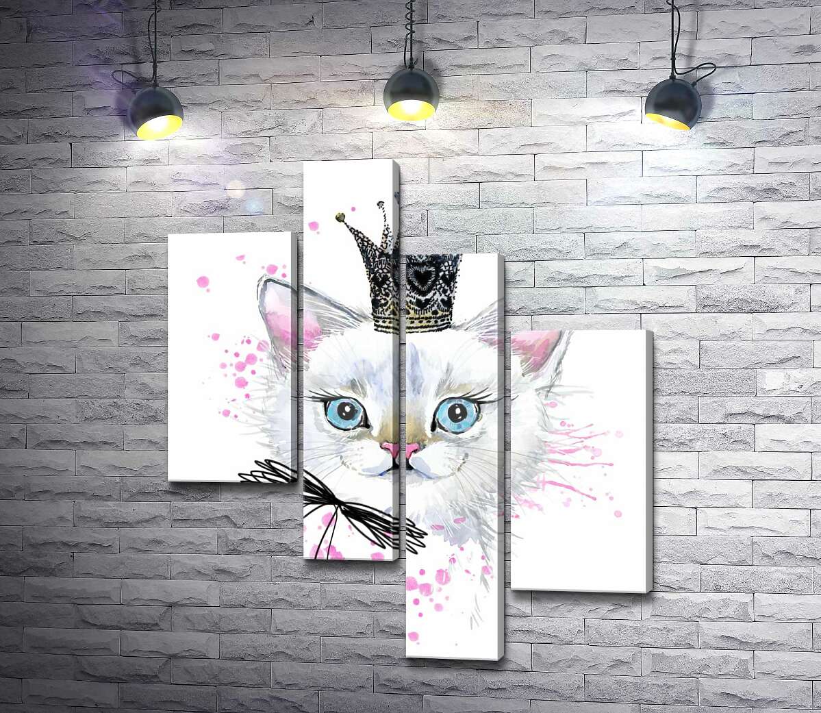 Модульная картина ArtPoster Взгляд голубых глаз белой кошечки-принцессы 100x119 см Модуль №20
Модульная картина ArtPoster Взгляд голубых глаз белой кошечки-принцессы 100x119 см Модуль №20