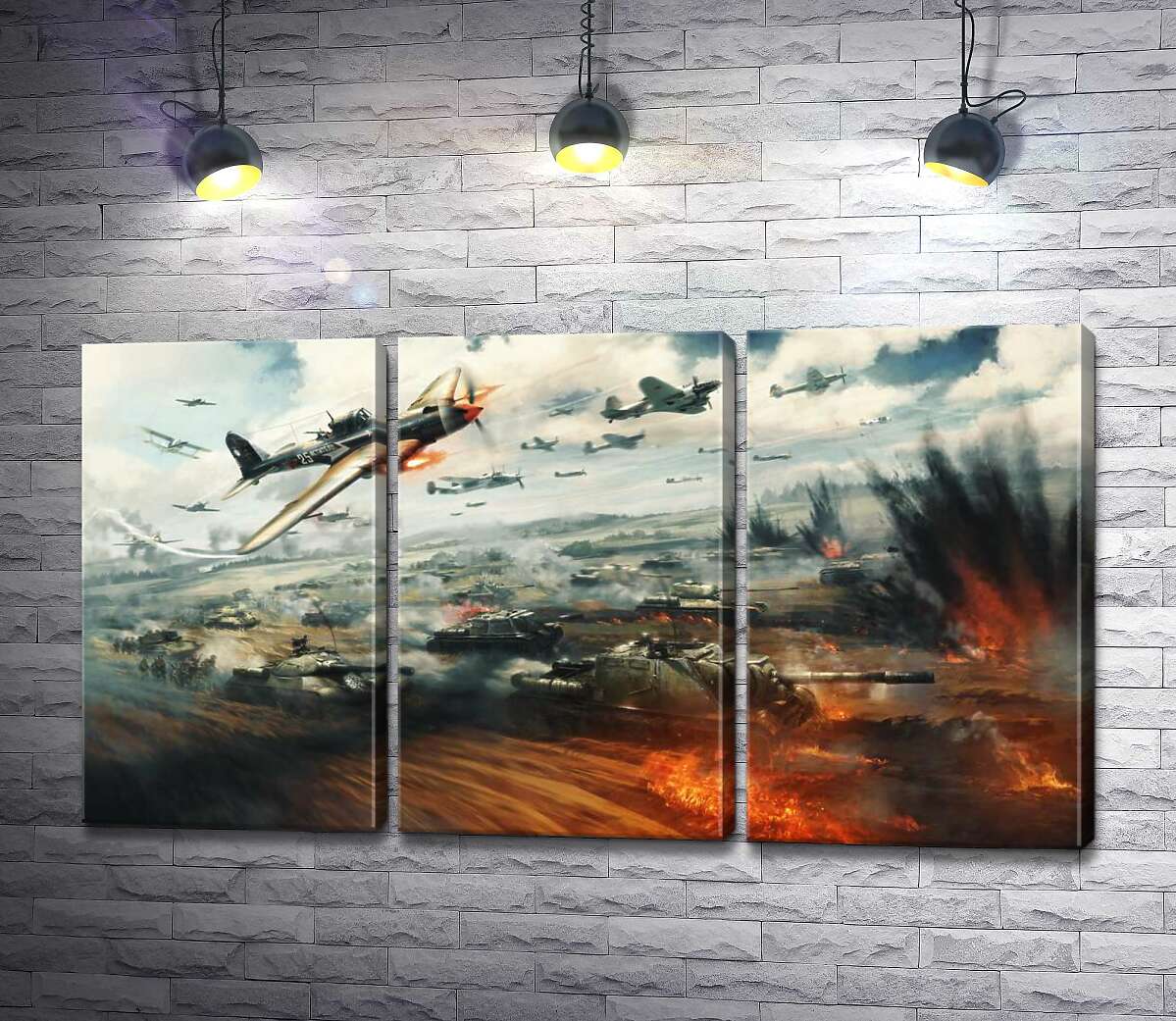 Модульная картина ArtPoster В аду танкового и авиационного сражения 60x34 см Модуль №11
Модульная картина ArtPoster В аду танкового и авиационного сражения 60x34 см Модуль №11