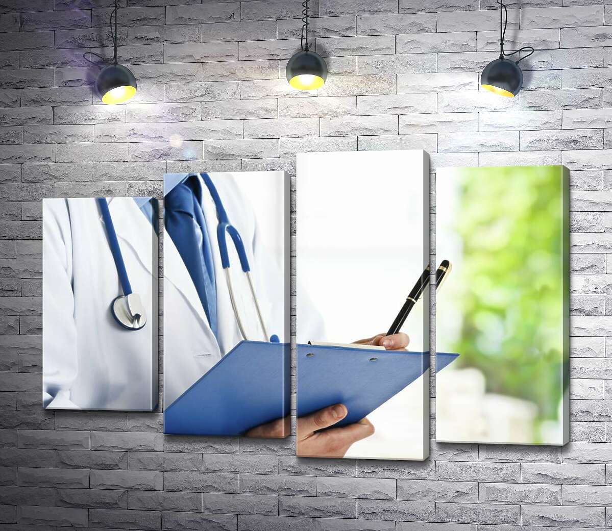 Модульная картина ArtPoster Врач записывает заметки 100x69 см Модуль №21 
Модульная картина ArtPoster Врач записывает заметки 100x69 см Модуль №21