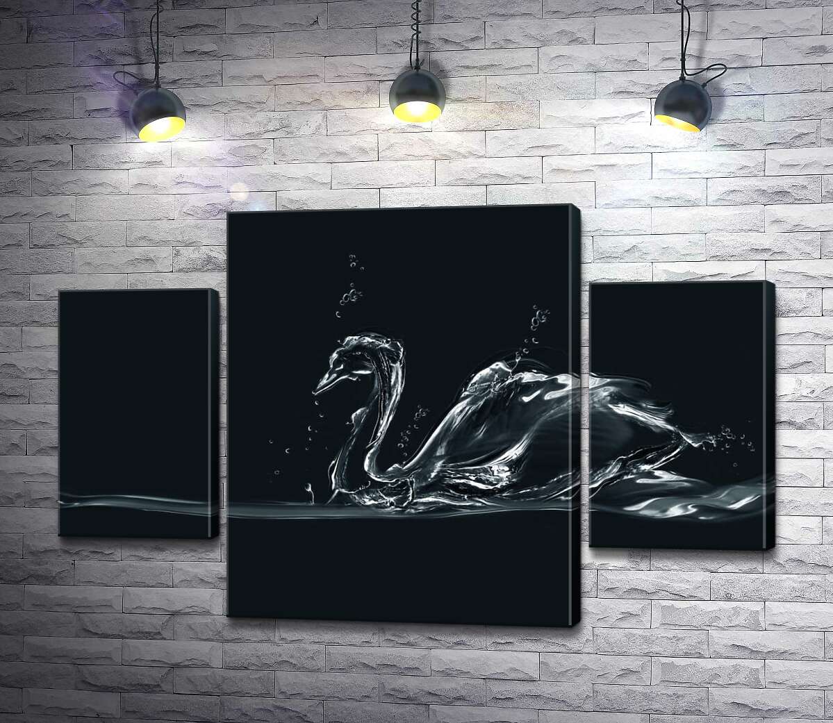 Модульная картина ArtPoster Волны прозрачной воды в силуэте лебедя 100x65 см Модуль №7
Модульная картина ArtPoster Волны прозрачной воды в силуэте лебедя 100x65 см Модуль №7