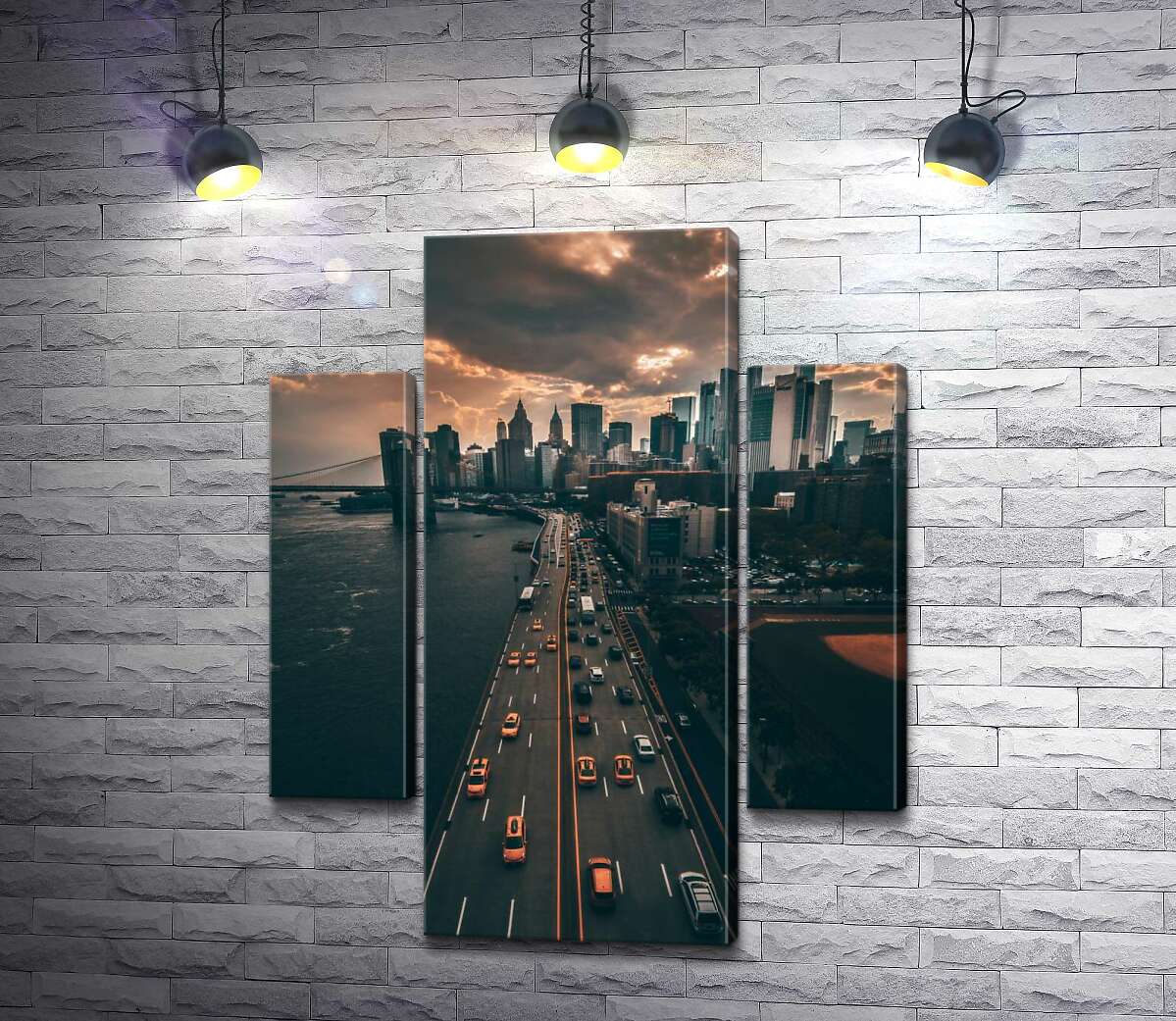 Модульная картина ArtPoster Вид на облачный Сан-Франциско и темные воды у набережной 131x164 см Модуль №7
Модульная картина ArtPoster Вид на облачный Сан-Франциско и темные воды у набережной 131x164 см Модуль №7