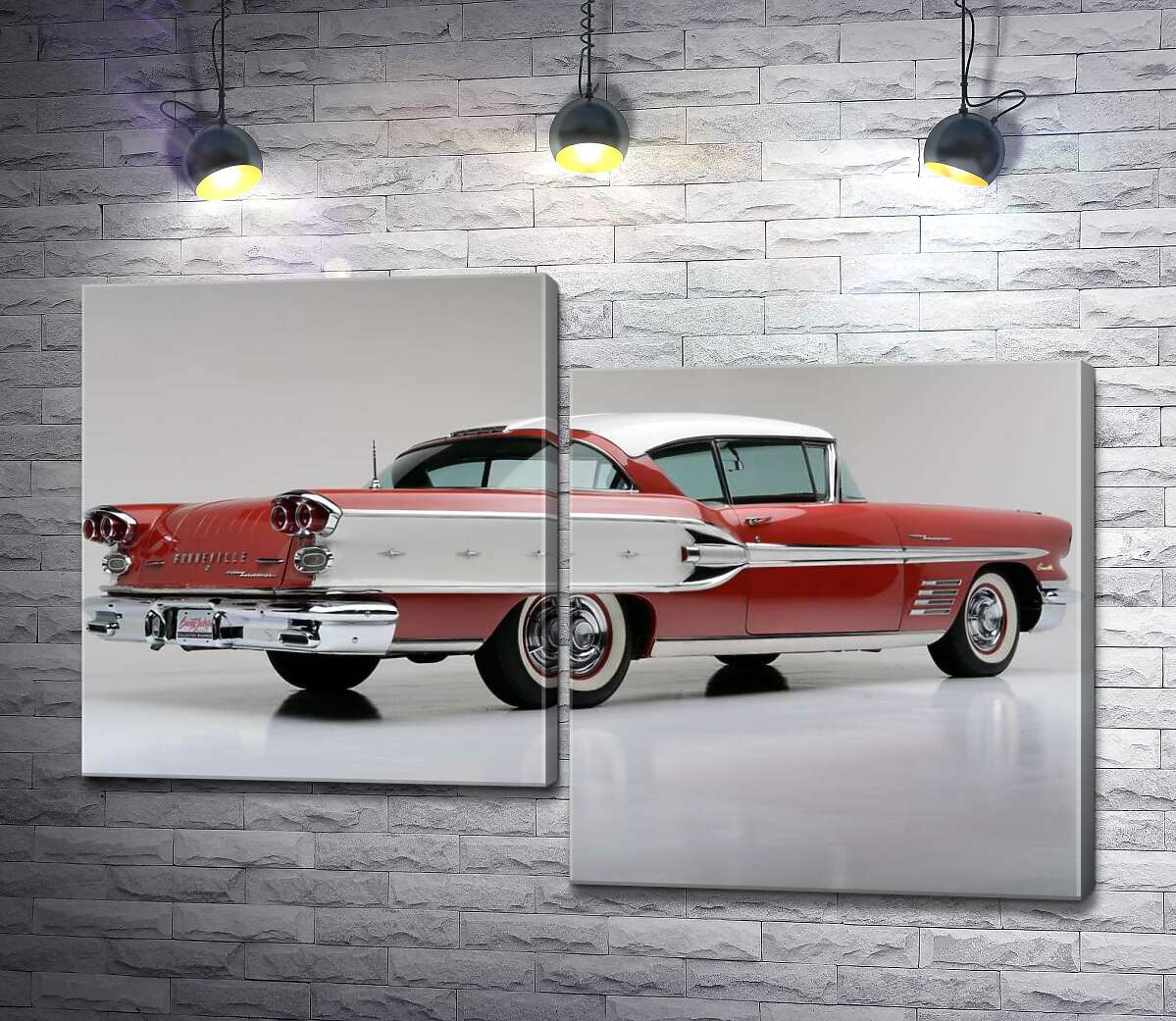 Модульная картина ArtPoster Вишнево-белый автомобиль Pontiac Bonneville 1958 года 100x68 см Модуль №5
Модульная картина ArtPoster Вишнево-белый автомобиль Pontiac Bonneville 1958 года 100x68 см Модуль №5