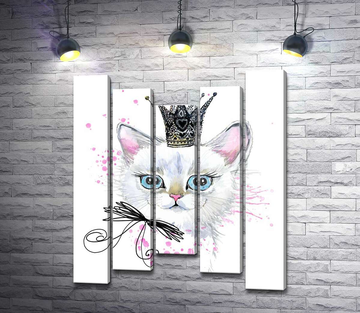 Модульная картина ArtPoster Взгляд голубых глаз белой кошечки-принцессы 130x156 см Модуль №28
Модульная картина ArtPoster Взгляд голубых глаз белой кошечки-принцессы 130x156 см Модуль №28
