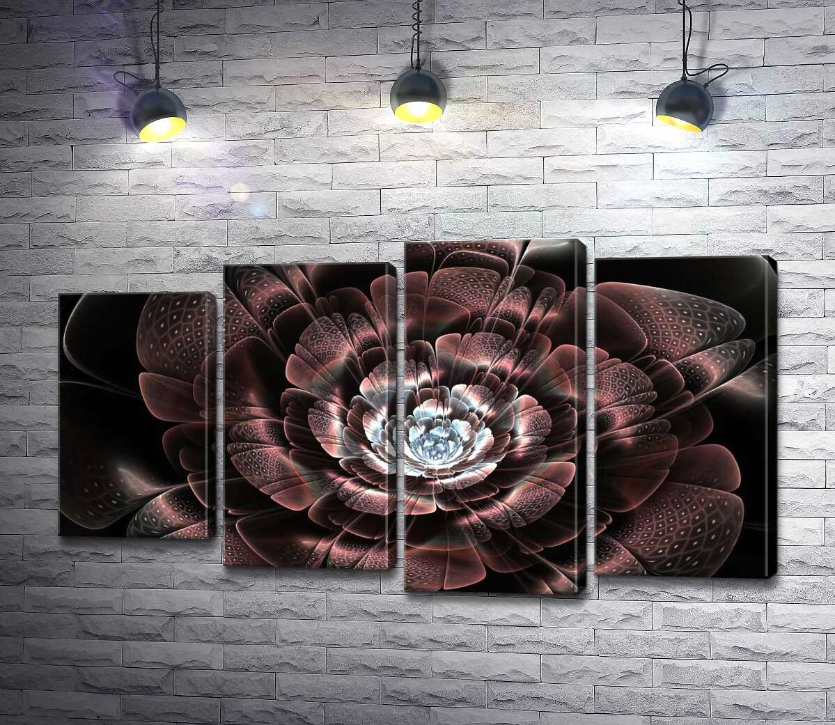 Модульная картина ArtPoster Белый орнамент на розовых лепестках цветка 80x47 см Модуль №21
Модульная картина ArtPoster Белый орнамент на розовых лепестках цветка 80x47 см Модуль №21
