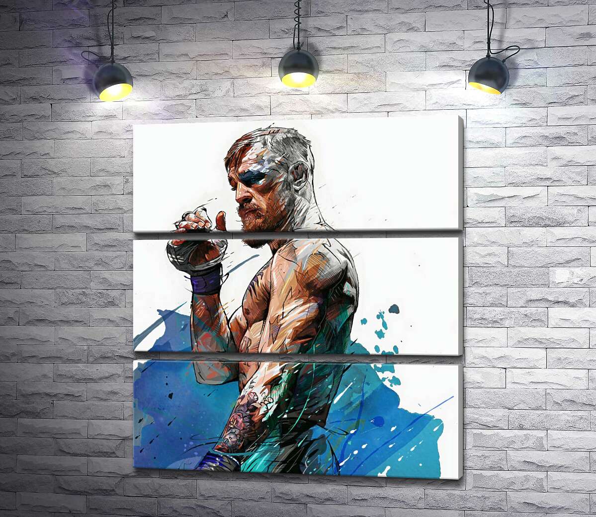 Модульная картина ArtPoster Боксер Конор Мак-Грегор (Conor McGregor) после победного боя 100x108 см Модуль №13
Модульная картина ArtPoster Боксер Конор Мак-Грегор (Conor McGregor) после победного боя 100x108 см Модуль №13