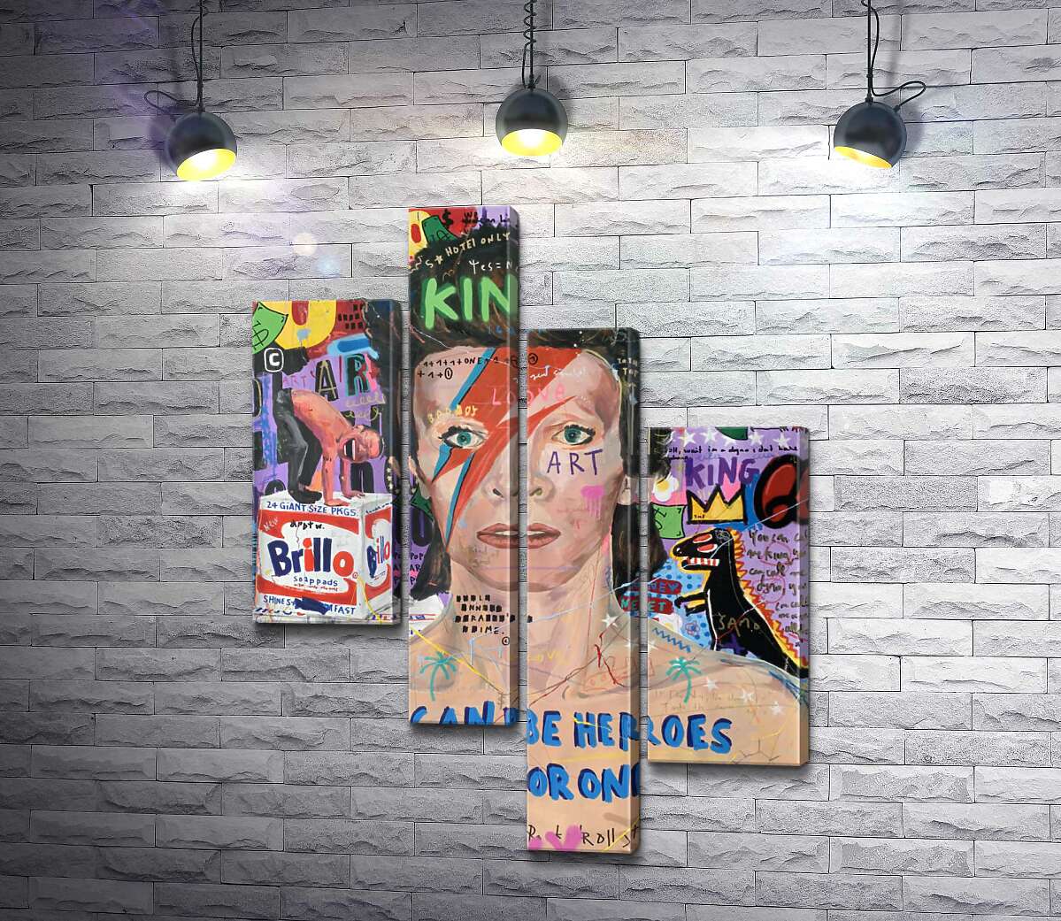Модульная картина ArtPoster Бови Больт (Bowie Bolt) - Джисбар 130x177 см Модуль №20
Модульная картина ArtPoster Бови Больт (Bowie Bolt) - Джисбар 130x177 см Модуль №20