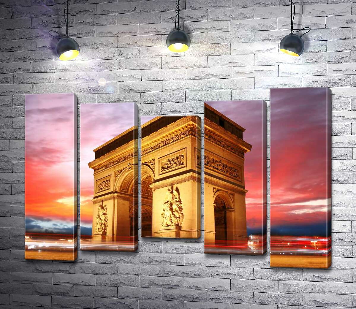 Модульная картина ArtPoster Величие Триумфальной арки (Arc de Triomphe de l'Étoile) в Париже 100x69 см Модуль №28
Модульная картина ArtPoster Величие Триумфальной арки (Arc de Triomphe de l'Étoile) в Париже 100x69 см Модуль №28