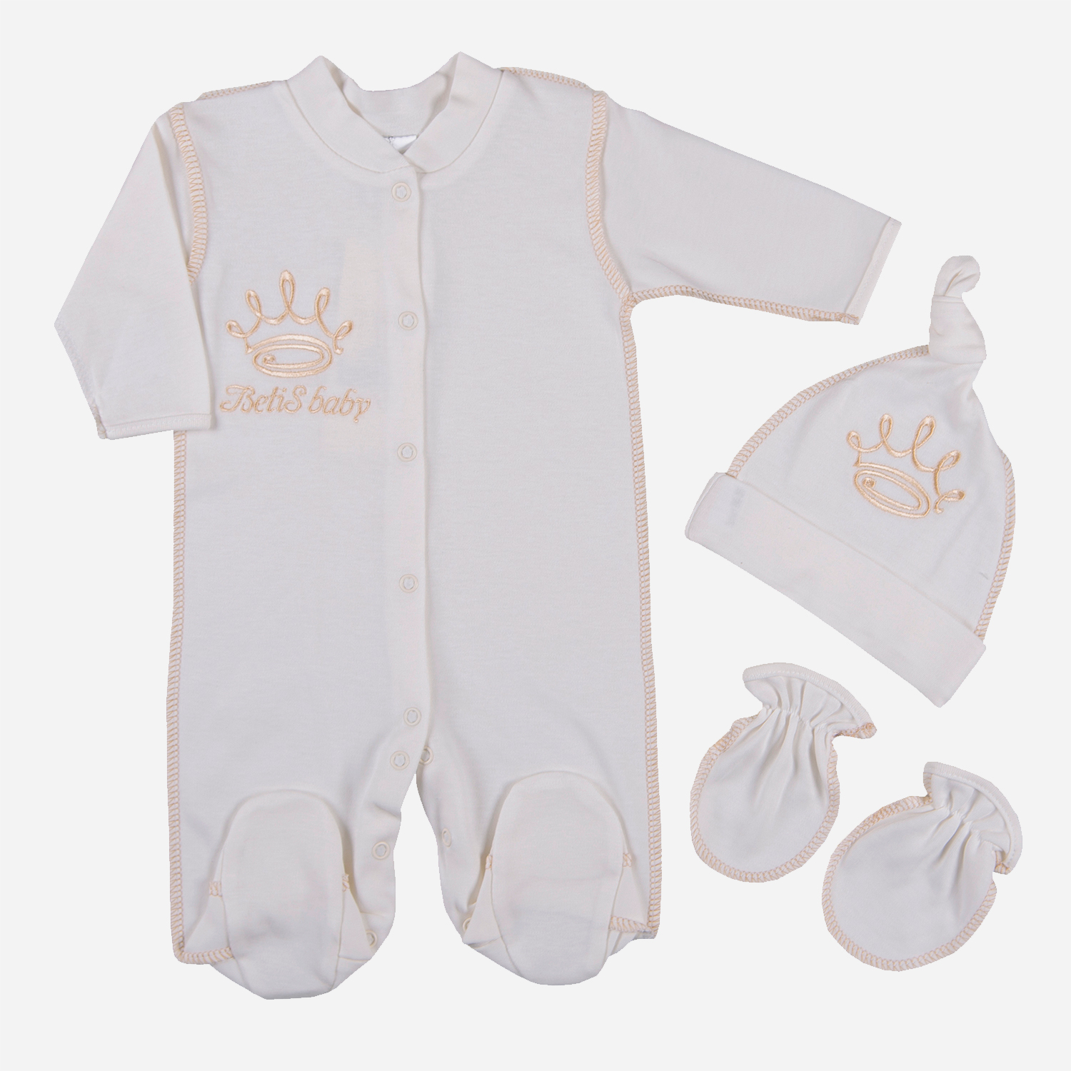 Комплект (шапочка + человечек + царапки) BetiS Baby 27082272 50 см р Молочный, Комплект (шапочка + человечек + царапки) BetiS Baby 27082272 50 см 38 р Молочный
Комплект (шапочка + человечек + царапки) BetiS Baby 27082272 50 см р Молочный, Комплект (шапочка + человечек + царапки) BetiS Baby 27082272 50 см 38 р Молочный